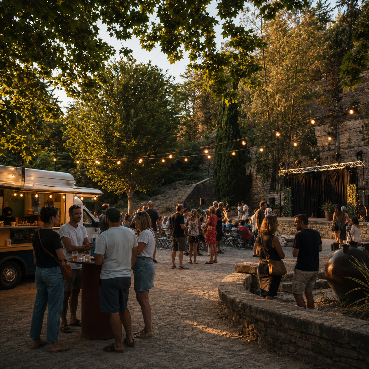 Ambiance estivale au Festival L’Étang de Rire